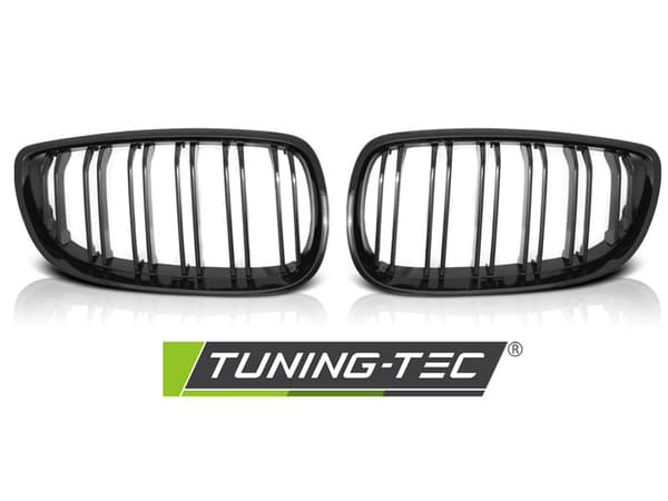Grill BMW E92/E93 07-10 C/C GLANSIGT SVART DUBBELSTAG M-LOOK