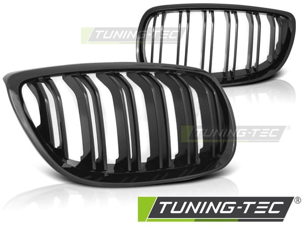 Grill BMW E92/E93 07-10 C/C GLANSIGT SVART DUBBELSTAG M-LOOK