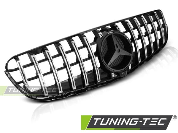 Grilli MERCEDES GLC W253 vuodesta 2015 SPORT GOSSY BLACK CHROME