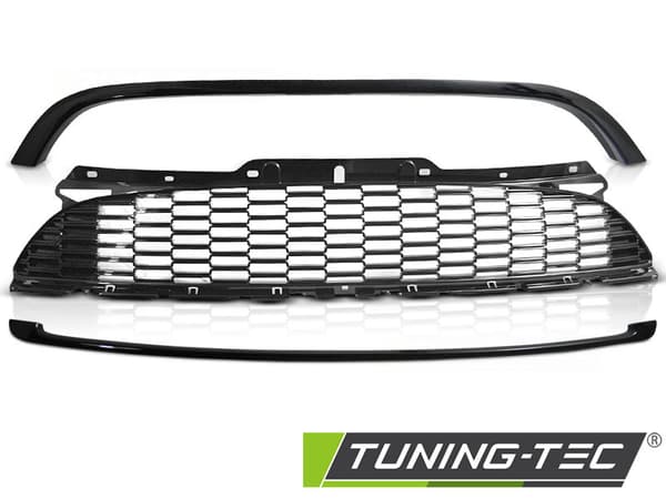 Grill MINI COOPER 10-14 R56/57/55 JCW STYLE GLOSSY SORT