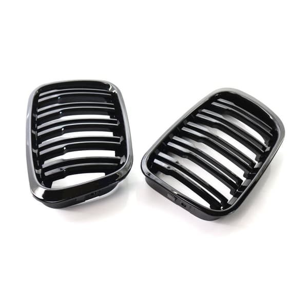 Sport kølergrill dobbelt stang ydeevne Velegnet til BMW 3-serie E46 1998-2001