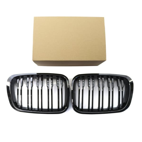 Sport kølergrill dobbelt stang ydeevne Velegnet til BMW 3-serie E46 1998-2001
