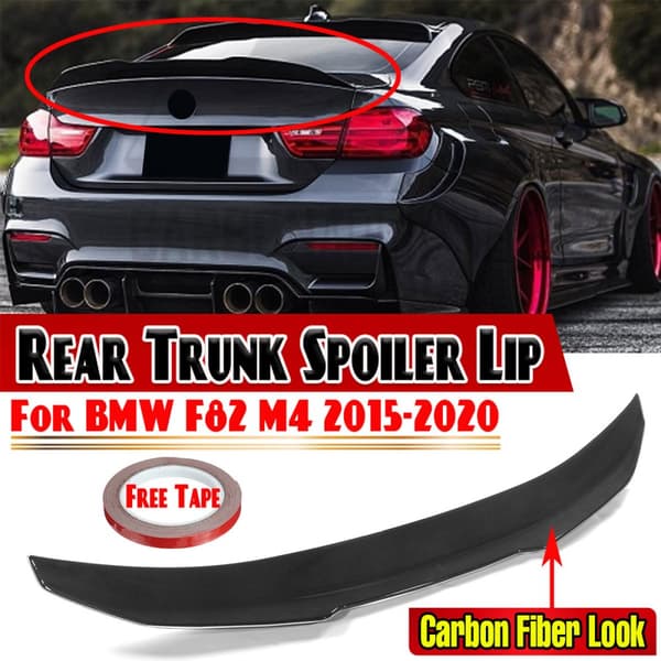 PSM Style Carbon Fiber Look bagspoiler til BMW F82 M4 2015-2020