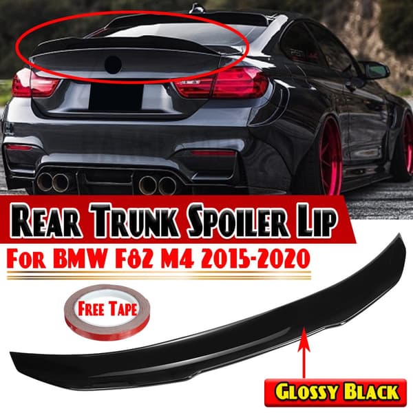 Blank sort bagspoiler til BMW F82 M4 2015-2020 PSM Style