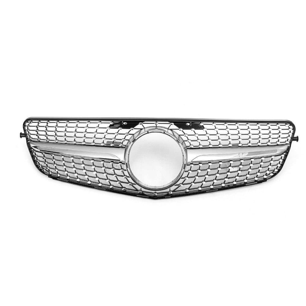 Främre Kylargrill - Front Grille - Mercedes Benz C-CLASS W204 C Class W204 C180 C200 C300 2008-2014 - Diamant design