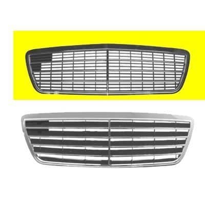 Komplett grillgaller för Mercedes klass E W210 från 1999 till 2002 Classic och Elegance modell