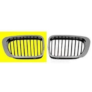 KROM PASSAGERARSIDO GRILL (utrustningskvalitet) BMW 3-SERIE (E46) COUPE / CABRIOLET FRÅN 1999 TILL 2003 (S...