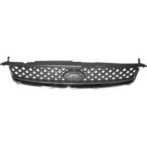 FRONT GRILL MED Kromlist (equiparts kvalitet) FORD FIESTA FRÅN 11/2005 TILL 10/2008