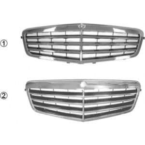 GRILL GRILL Classic/Elegance MERCEDES CLASSE E W212 FRÅN 2009 TILL 2013
