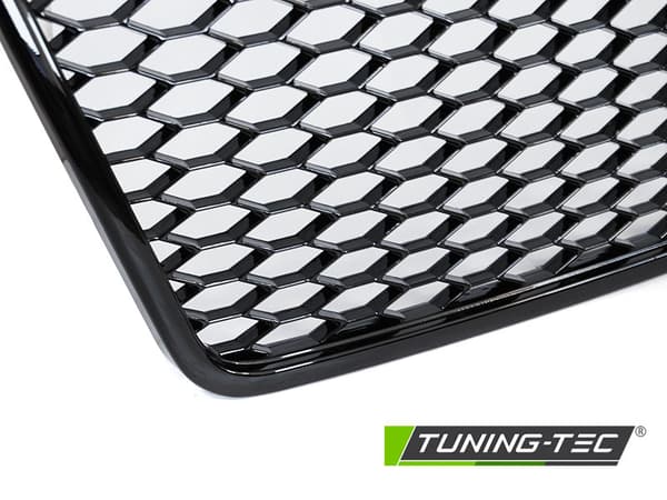Grill till AUDI A6 C6 09-11 sedan/station SPORT GLANS SVART