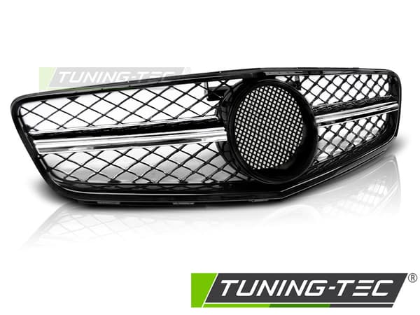 Grill MERCEDES W204 07-14 C63 STIL GLANS KROM