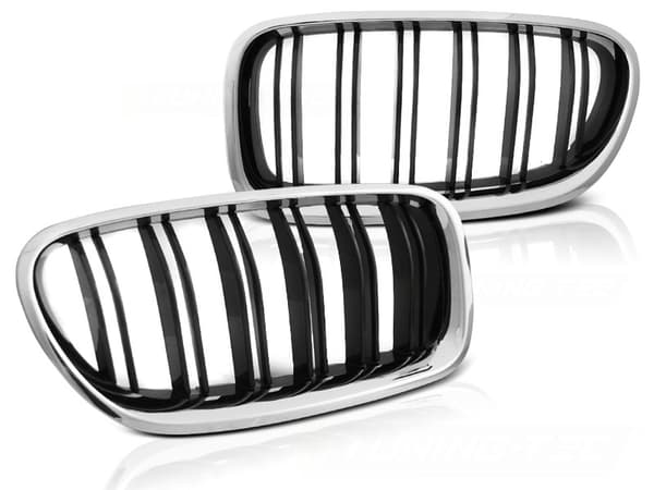 Grill BMW F10 / F11 10-16 KROM GLANS SVART SPORTOPTIK