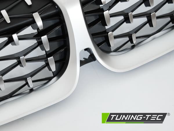 Grill BMW G20/G21 19- Diamant stil SØLV