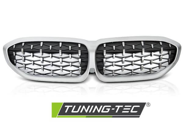 Grill BMW G20/G21 19- Diamant stil SØLV