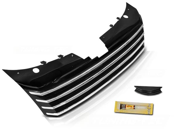 Grill VW PASSAT B7 10-14 KROM SORT