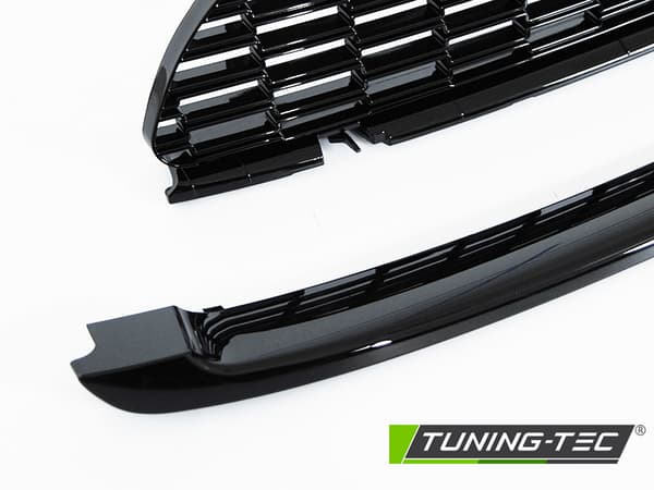 Grill MINI COOPER R56/57/55 06-09 JCW GLANS SVART