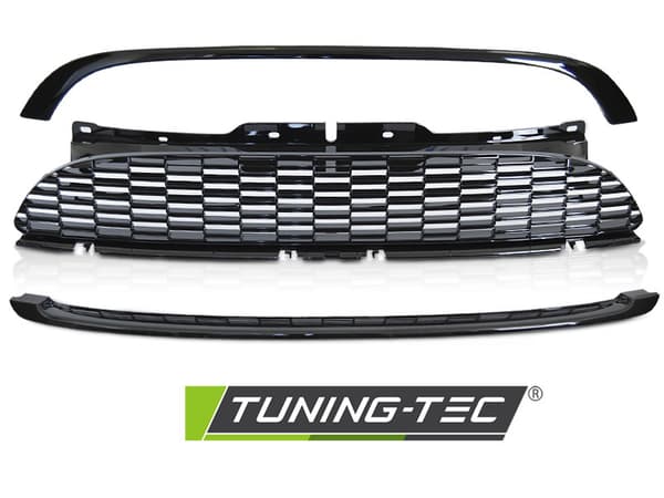 Grill MINI COOPER R56/57/55 06-09 JCW GLANS SVART