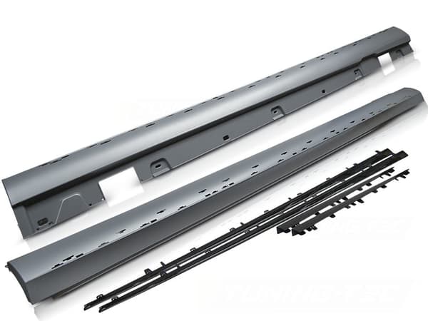 Sivuhelmat KIILTÄVÄ MUSTA MERCEDES W213 16-19
