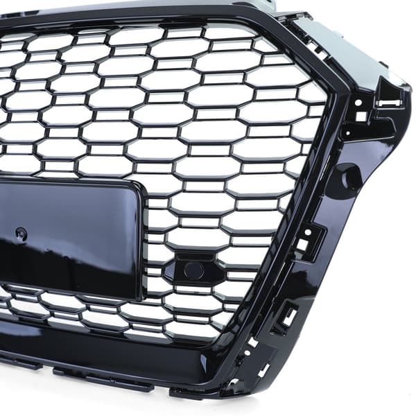 Honeycomb grill - Audi A3 8V 16-20 - sort blank - PDC velegnet