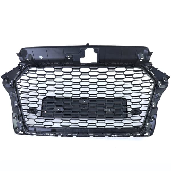 Honeycomb grill - Audi A3 8V 16-20 - sort blank - PDC velegnet