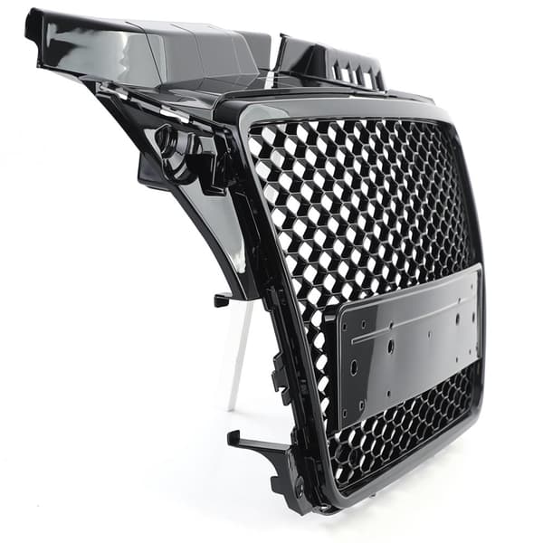 Honeycomb grill - Audi A3 8P 08-13 - BLACK GLOSSY - Sportoptik