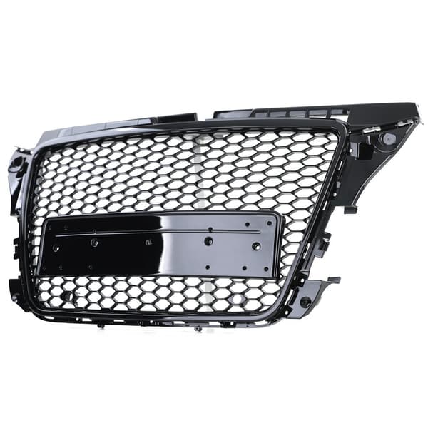 Honeycomb grill - Audi A3 8P 08-13 - BLACK GLOSSY - Sportoptik