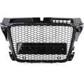 Miniatyrbild 5 av 8: Honeycomb grill - Audi A3 8P 08-13 - BLACK GLOSSY - Sportoptik
