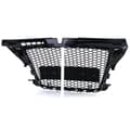 Miniatyrbild 6 av 8: Honeycomb grill - Audi A3 8P 08-13 - BLACK GLOSSY - Sportoptik
