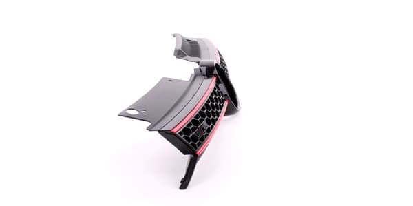 Honeycomb grill - VW Golf 6 GTI 08-13 - Sporty grill - Sort/rød