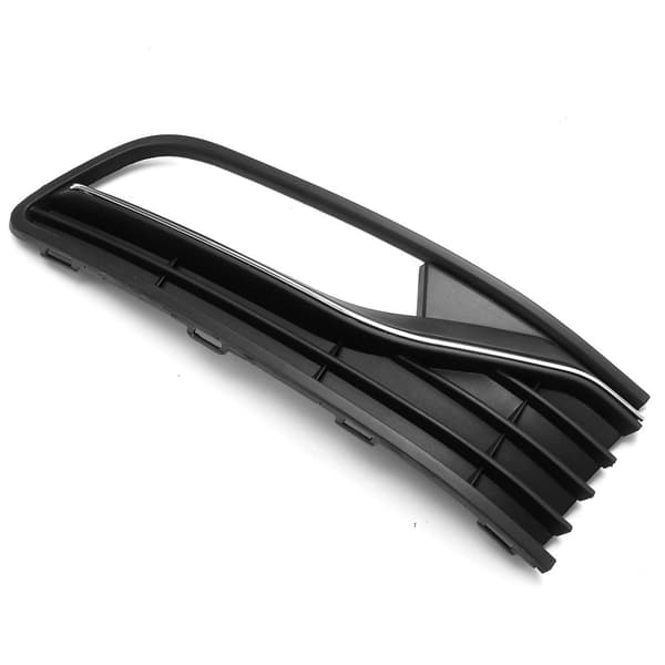 2x Dimljusram ABS med Radiator Grille Front Center Bumper För VW POLO 2014-2017