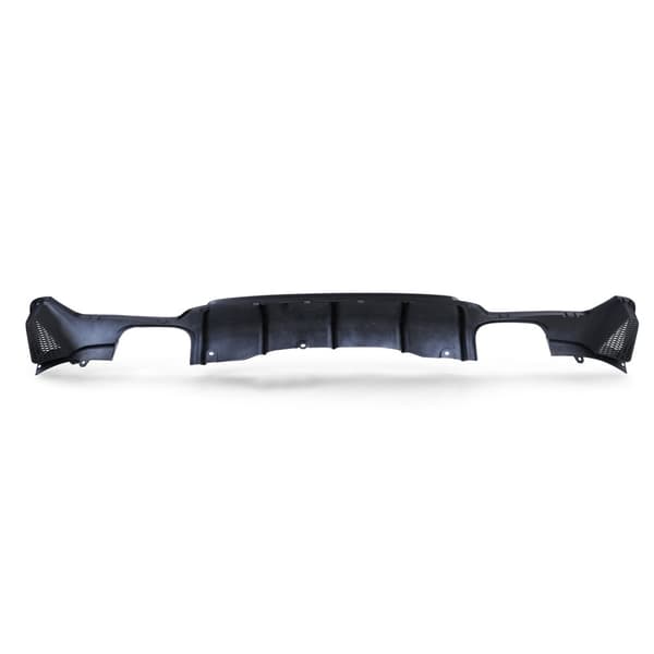 Bakre diffusor - BMW 4-serie F32 F33 F36 - Svart matt - Dubbel avgasöppning