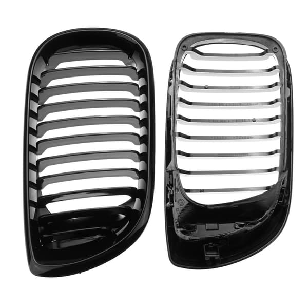 Pari Sport Kidney Radiator Grilli Light Musta BMW E46 4-DOOR 3 SERIES 2002-2005