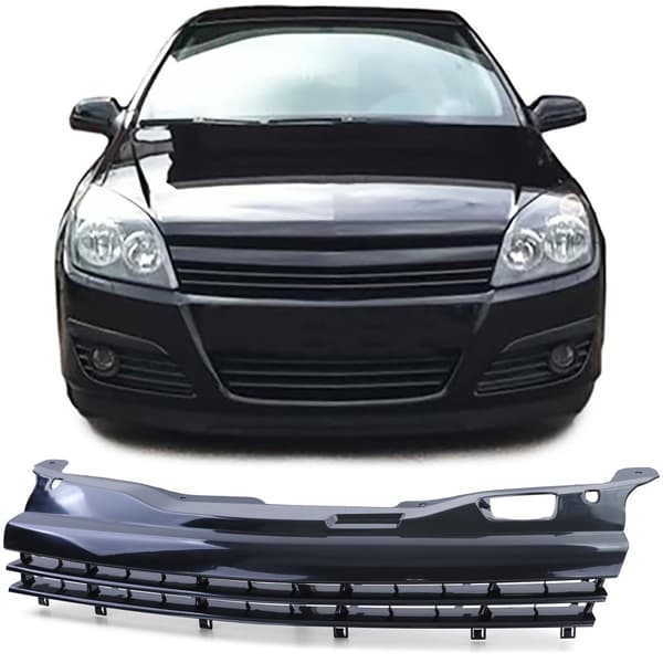 Bilgrill - Opel Astra H 04-06 - Sporty look - Sort