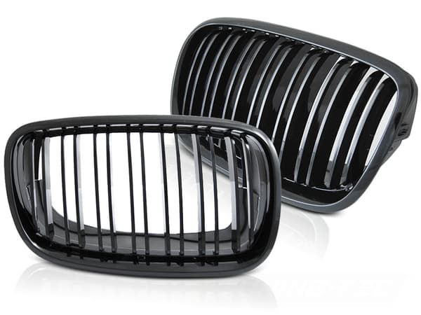 Grill nyrer BMW X5 E70 / X6 E71 08-SPORT GLOSSY SORT