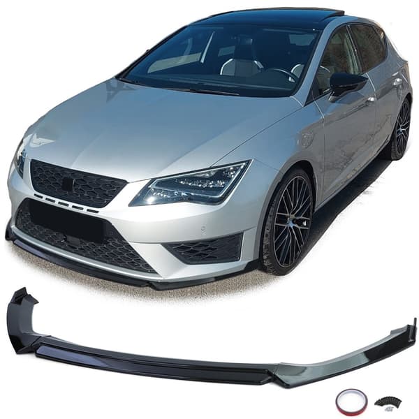 Spoiler - frontspoilerlæbe - Seat Leon 5F Cupra 2012-20
