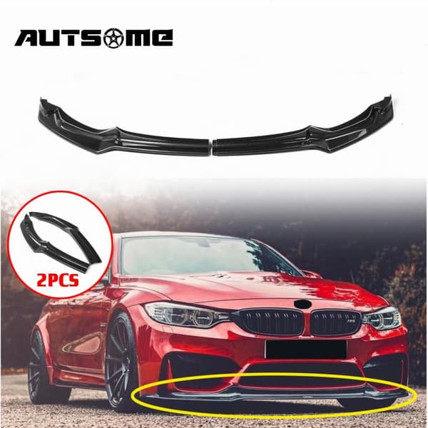 Carbon frontlæbeklapper Spoiler til BMW F80 M3 F82 F83 M4 2015-2020