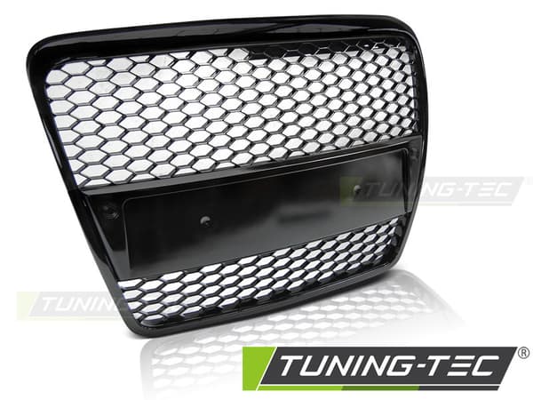 RS Kofanger - blank sort - Audi A6 (C6) RS-stil 04 04-08 - PDC