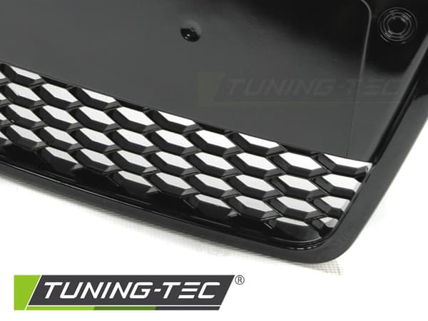 RS Kofanger - blank sort - Audi A6 (C6) RS-stil 04 04-08 - PDC