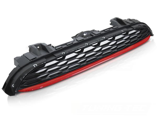 Grill MINI COOPER F55 F56 F57 14-21 SPORT SVART RÖD