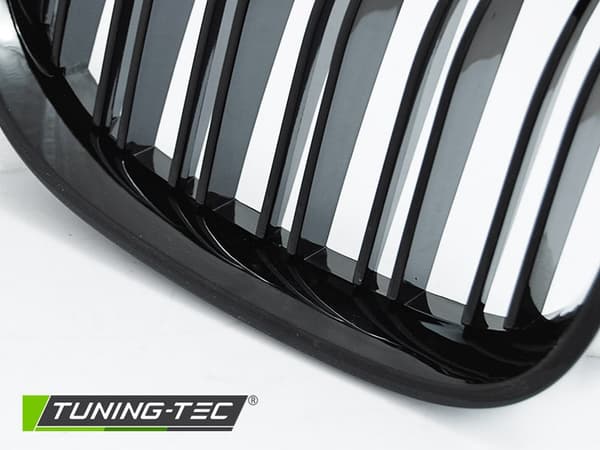 Grill BMW E60 / E61 03-10 - sportstil - skinnende sort