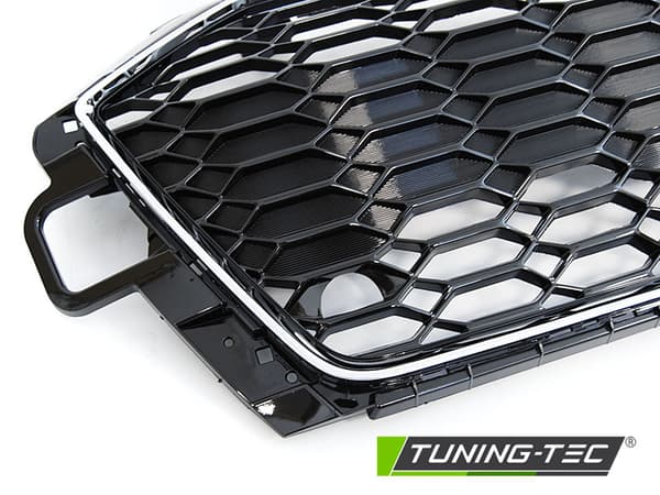 Grill för AUDI A4 B9 20- LPDC - sportstil - krom svart