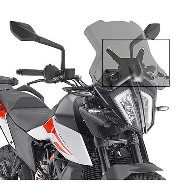 Givi 7710dt/7710d Ktm 390/790 Adventure&790 Adventure R Utrustning Ktm 390/790 Adventure&790 Adventure R Svart
