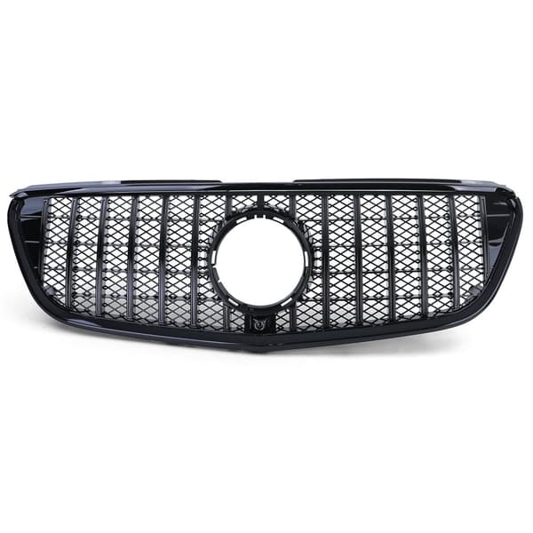 Frontgrill - Mercedes Vito W447 14-19 - Blank sort - Sportligt udseende