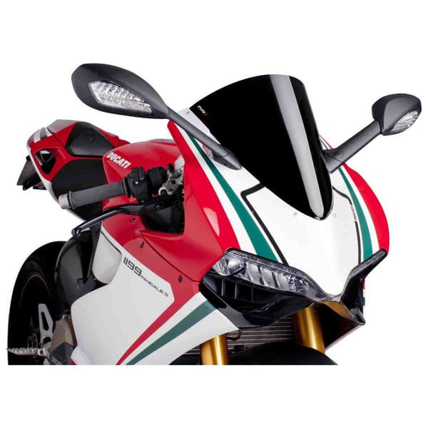 Puig R-racer Vindruta Ducati 1199 Panigale R/s&1199 Superleggera Svart