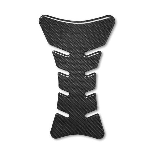 3D Real Fiber Adhesive Protection för Motorcykel Tank, Carbon, 13 x 20 cm