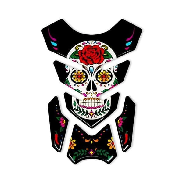 3D Adhesive Protection - Ej specificerat - Mexican Skull - 19 x 13 cm - Polyuretan - Hållbar vidhäftning