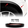 Miniatyrbild 1 av 4: Självhäftande stänkskyddsprofiler för bilfälgar, med 3M Fender Adhesive 4 delar, 1,5 mt