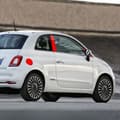 Miniatyrbild 2 av 2: Fiat 500 Abarth Car Fuel Cap-dekal, Racing Red
