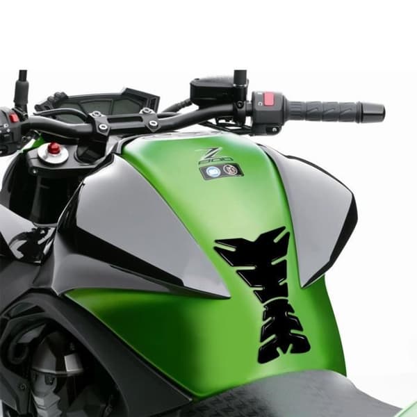 3D Sprint Adhesive Protection för motorcykeltank, koleffekt, 11 x 20,5 cm