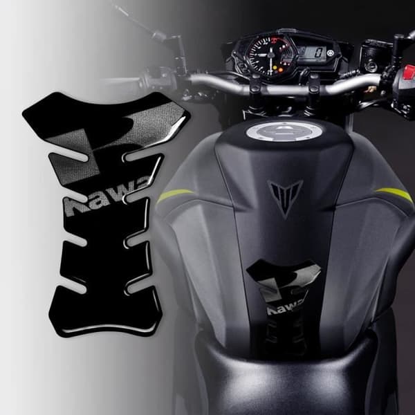 Skydd Reservoar 3D - Protek - Kawasaki - Svart - 20 cm - 12,5 cm